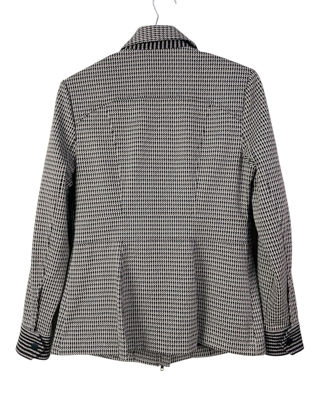 CAbi Houndstooth Baron Blazer Jacket Size M - Picture 6 of 9